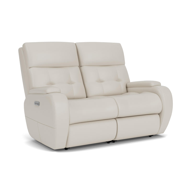 Strait B3906-60H Power Reclining Loveseat with Power Headrests - Holmwood's Furniture & Design Center (Somersworth, NH)