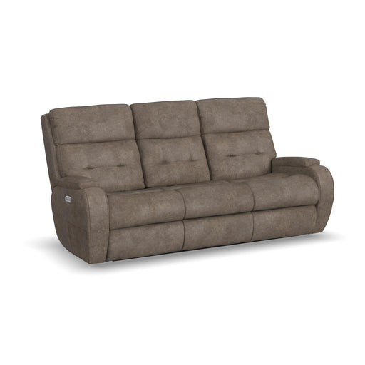 Strait B3906-62H Power Reclining Sofa with Power Headrests - Holmwood's Furniture & Design Center (Somersworth, NH)