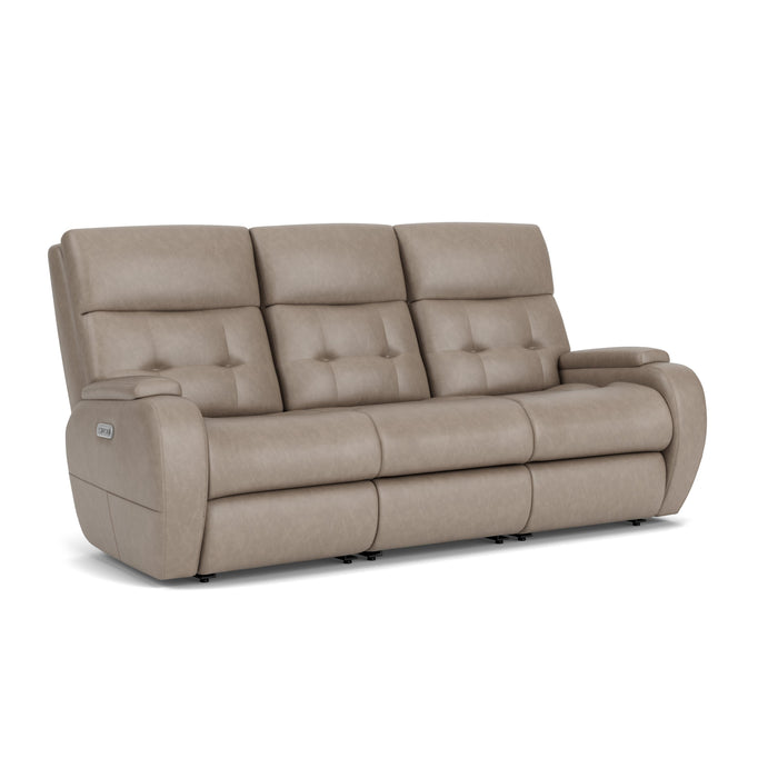 Strait B3906-62H Power Reclining Sofa with Power Headrests - Holmwood's Furniture & Design Center (Somersworth, NH)