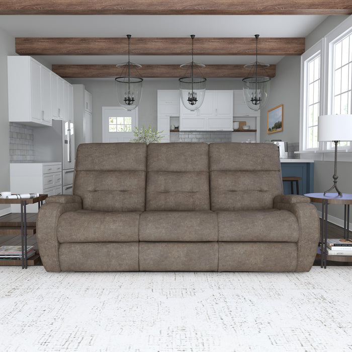 Strait B3906-62H Power Reclining Sofa with Power Headrests - Holmwood's Furniture & Design Center (Somersworth, NH)