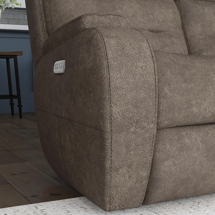 Strait B3906-62H Power Reclining Sofa with Power Headrests - Holmwood's Furniture & Design Center (Somersworth, NH)
