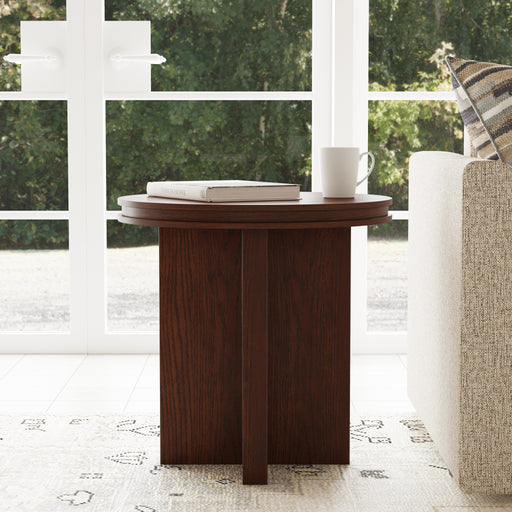 Waterfall W1026-02 Round End Table - Holmwood's Furniture & Design Center (Somersworth, NH)