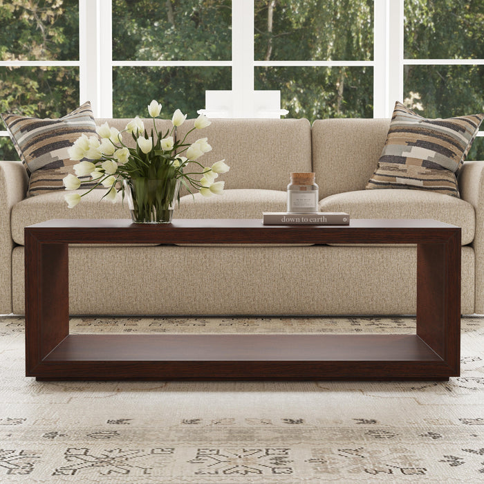 Waterfall W1026-0311 Rectangular Coffee Table with Casters - Holmwood's Furniture & Design Center (Somersworth, NH)