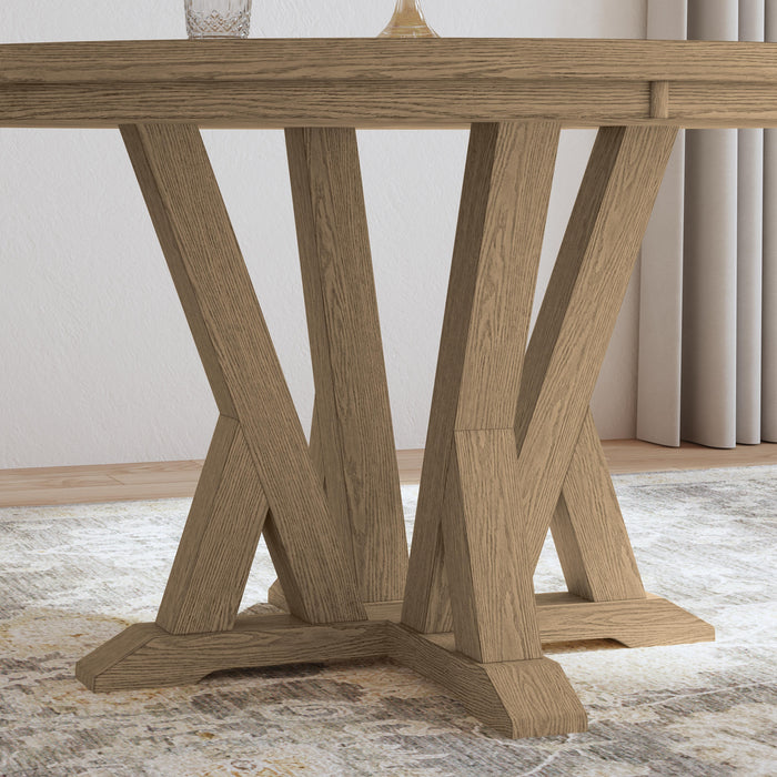 Lattice W1150-834 Round Dining Table - Holmwood's Furniture & Design Center (Somersworth, NH)