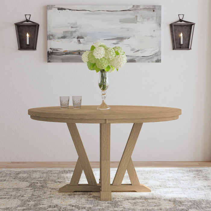 Lattice W1150-834 Round Dining Table - Holmwood's Furniture & Design Center (Somersworth, NH)
