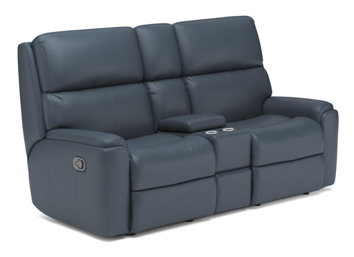 Rio 3904-601 Reclining Loveseat with Console - Holmwood's Furniture & Design Center (Somersworth, NH)