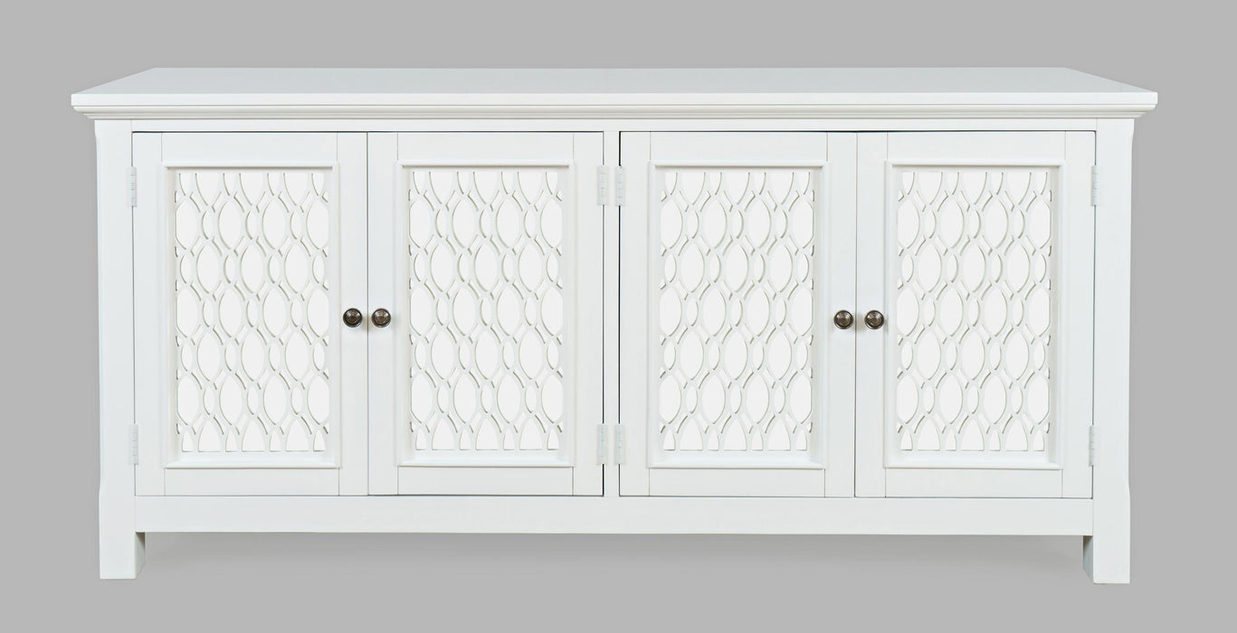 Isabella 69 inch Mirrored Accent Cabinet