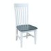 Cosmopolitan Tall Mission Chair, Built In Heather Gray / White - Holmwood's Furniture & Design Center (Somersworth, NH)
