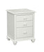 Cottage 3 Drawer Nightstand In Pure White - Holmwood's Furniture & Design Center (Somersworth, NH)