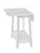 Destinations Dropleaf Side Table In Pure White - Holmwood's Furniture & Design Center (Somersworth, NH)