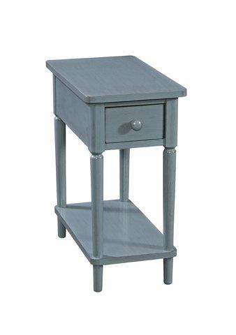 Destinations Narrow Side Table In Ocean Blue - Holmwood's Furniture & Design Center (Somersworth, NH)