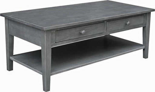 Destinations Spencer Sofa Table In Heather Gray - Holmwood's Furniture & Design Center (Somersworth, NH)