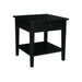 Destinations Spencer End Table In Solid Black - Holmwood's Furniture & Design Center (Somersworth, NH)