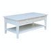 Destinations Spencer Sofa Table In Pure White - Holmwood's Furniture & Design Center (Somersworth, NH)