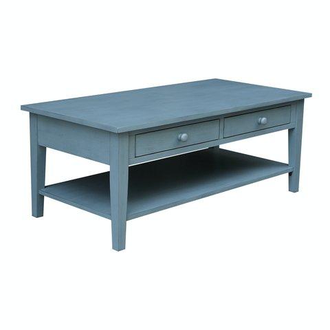 Destinations Spencer Sofa Table In Ocean Blue - Holmwood's Furniture & Design Center (Somersworth, NH)
