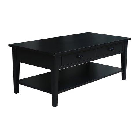 Destinations Spencer Sofa Table In Solid Black - Holmwood's Furniture & Design Center (Somersworth, NH)