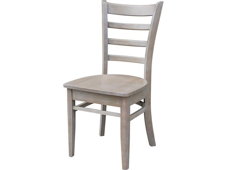 Home Accents Emily Chair (Rta) In Taupe Gray - Holmwood's Furniture & Design Center (Somersworth, NH)