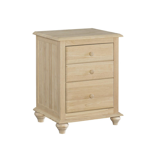 Nightstands Cottage 3-Drawer Nightstand - Holmwood's Furniture & Design Center (Somersworth, NH)