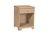 Nightstands Jamestown 1-Drawer Night Stand - Holmwood's Furniture & Design Center (Somersworth, NH)