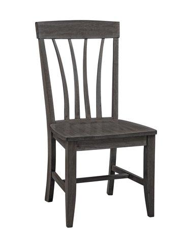 Soma Soma Fanback Chair (Built) In Coal - Holmwood's Furniture & Design Center (Somersworth, NH)
