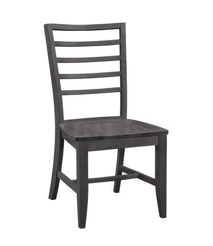 Soma Soma Ladderback Chair (Built) In Coal - Holmwood's Furniture & Design Center (Somersworth, NH)