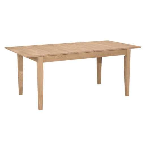 Standard Dining 30 x 60" Butterfly Leaf Extension Table w/ 30" H Shaker Legs - Holmwood's Furniture & Design Center (Somersworth, NH)