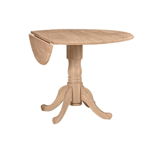 Standard Dining Drop Leaf Pedestal Table - Holmwood's Furniture & Design Center (Somersworth, NH)