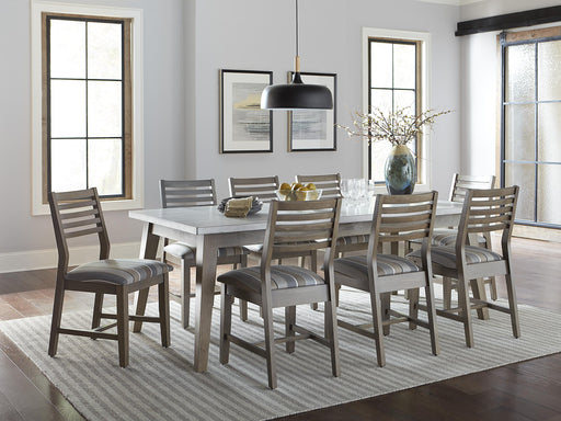 Standard Dining Mid Century Moden Solid Table w/ Flared Legs - Holmwood's Furniture & Design Center (Somersworth, NH)