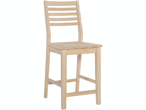 Stools 24" Aspen Ladder Back Counter Stool - Holmwood's Furniture & Design Center (Somersworth, NH)