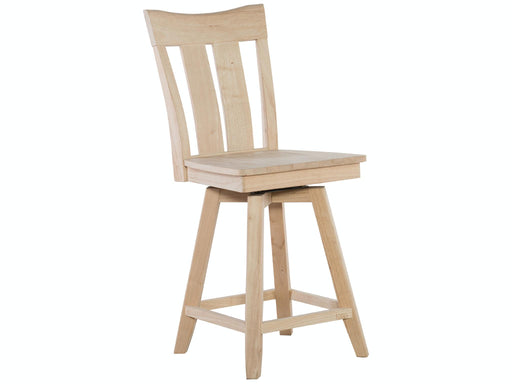 Stools 24" Ava Swivel Counter Stool - Holmwood's Furniture & Design Center (Somersworth, NH)