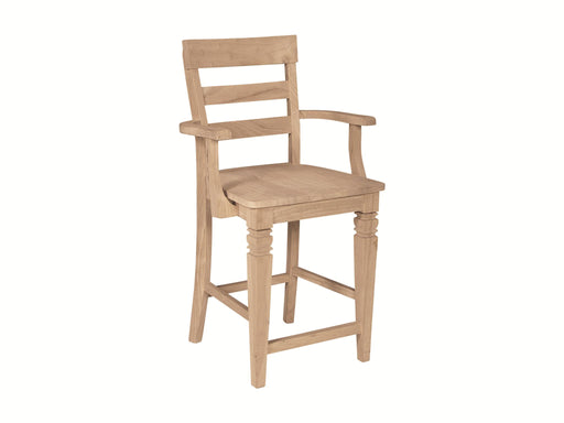 Stools 24'' Java Arm Counter Stool - Holmwood's Furniture & Design Center (Somersworth, NH)