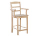 Stools 24'' Madrid Counter Stool w/Arms - Holmwood's Furniture & Design Center (Somersworth, NH)