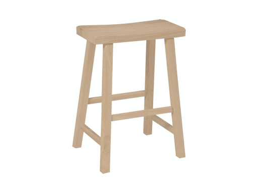 Stools 24'' Saddle Seat Counter Stool - Holmwood's Furniture & Design Center (Somersworth, NH)