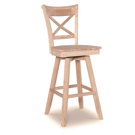 Stools 30'' Charlotte Swivel Bar Stool - Holmwood's Furniture & Design Center (Somersworth, NH)