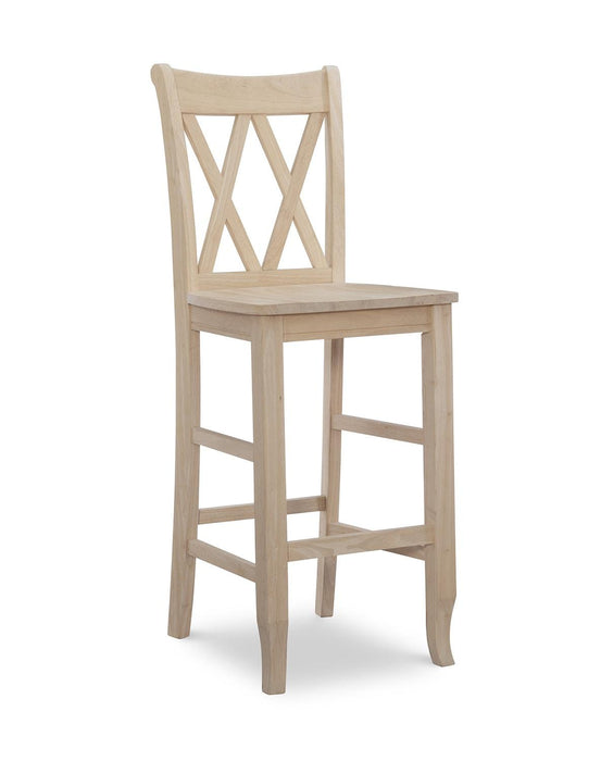 Stools 30'' Double XX Back Bar Stool - Holmwood's Furniture & Design Center (Somersworth, NH)