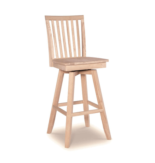 Stools 30'' Mission Swivel Bar Stool - Holmwood's Furniture & Design Center (Somersworth, NH)