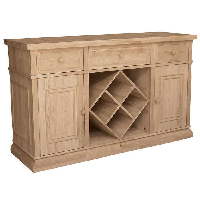 Storage Sturbridge Buffet w/ Wine Rack - Holmwood's Furniture & Design Center (Somersworth, NH)