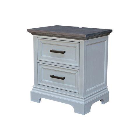 Summit Nightstand In Mist & Heather Gray - Holmwood's Furniture & Design Center (Somersworth, NH)