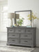 Summit Mirror In Heather Gray - Holmwood's Furniture & Design Center (Somersworth, NH)
