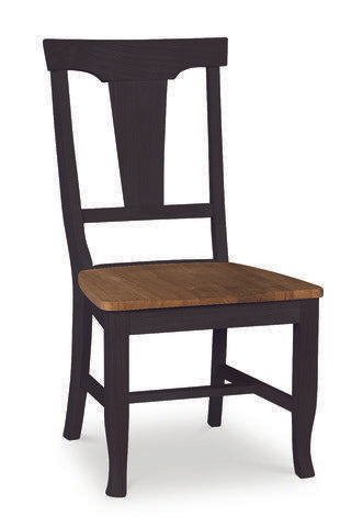 Vista Panelback Chair (Built) In Hickory & Coal - Holmwood's Furniture & Design Center (Somersworth, NH)