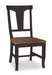 Vista Panelback Chair (Built) In Hickory & Coal - Holmwood's Furniture & Design Center (Somersworth, NH)