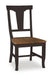 Vista Panelback Chair (Built) In Hickory & Coal - Holmwood's Furniture & Design Center (Somersworth, NH)