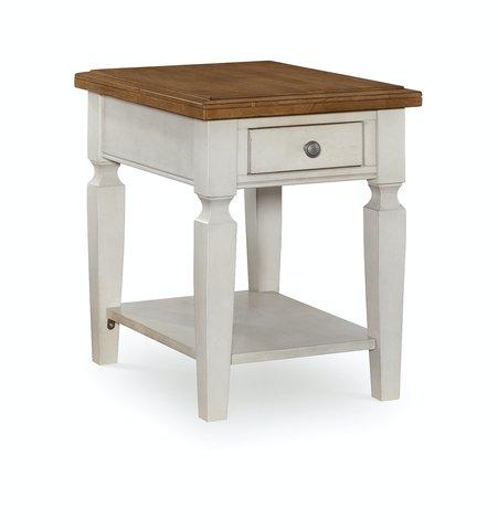 Vista End Table (Rta) In Hickory & Shell - Holmwood's Furniture & Design Center (Somersworth, NH)