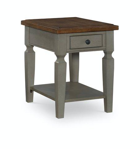 Vista End Table (Rta) In Hickory & Stone - Holmwood's Furniture & Design Center (Somersworth, NH)