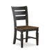 Vista Laddertback Chair (Built) In Hickory & Coal - Holmwood's Furniture & Design Center (Somersworth, NH)