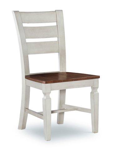 Vista Laddertback Chair (Built) In Hickory & Shell - Holmwood's Furniture & Design Center (Somersworth, NH)