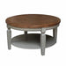 Vista Round Coffee Table (Rta) In Hickory & Stone - Holmwood's Furniture & Design Center (Somersworth, NH)