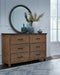 Vista Round Mirror In Coal - Holmwood's Furniture & Design Center (Somersworth, NH)