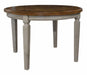 Vista Solid Round Table In Hickory & Stone - Holmwood's Furniture & Design Center (Somersworth, NH)