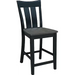 Cosmopolitan Ava Stool, Rta In Coal / Black - Holmwood's Furniture & Design Center (Somersworth, NH)